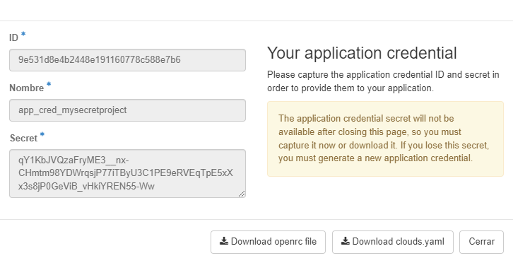 Openstack App Credentials Script